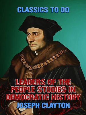 cover image of Leaders of the People Studies in Democratic History